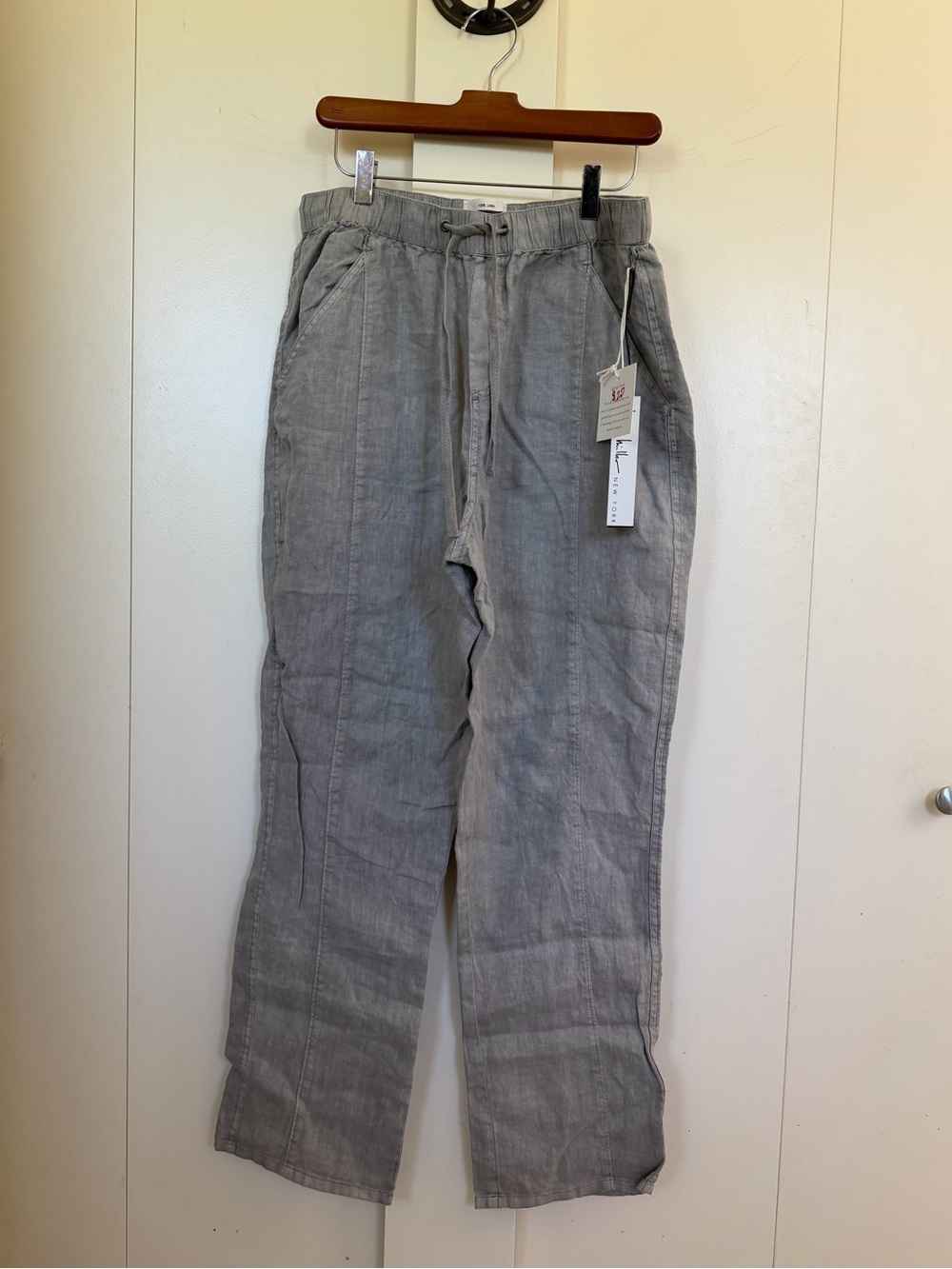 Nicole Miller 100% linen pants